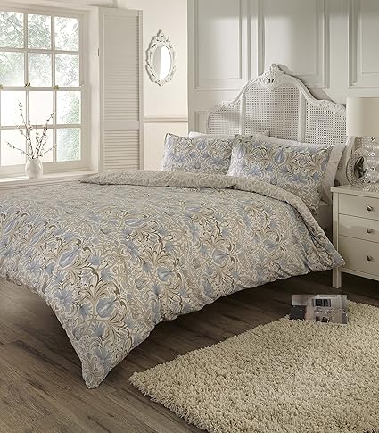 Bed Linens Sets Aviano Silver Bed Quilt Duvet Cover Set Home