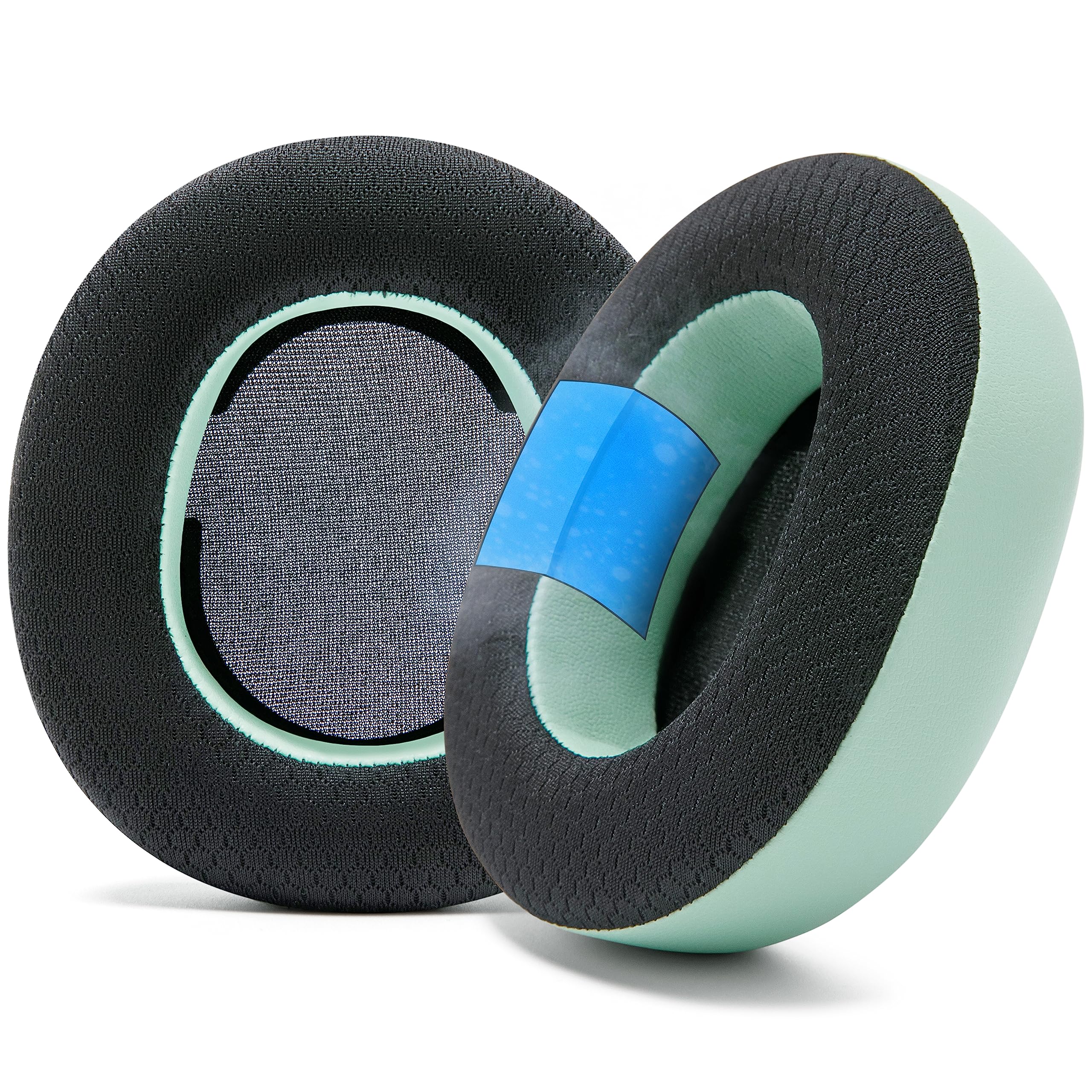 WC Freeze Nova Pro Wireless - Cooling Gel Earpads for Arctis Nova Pro Wireless & Nova Elite (Doesn’t Fit Other Models), by Wicked Cushions, Extra Thick & Comfortable | Mint — image 1