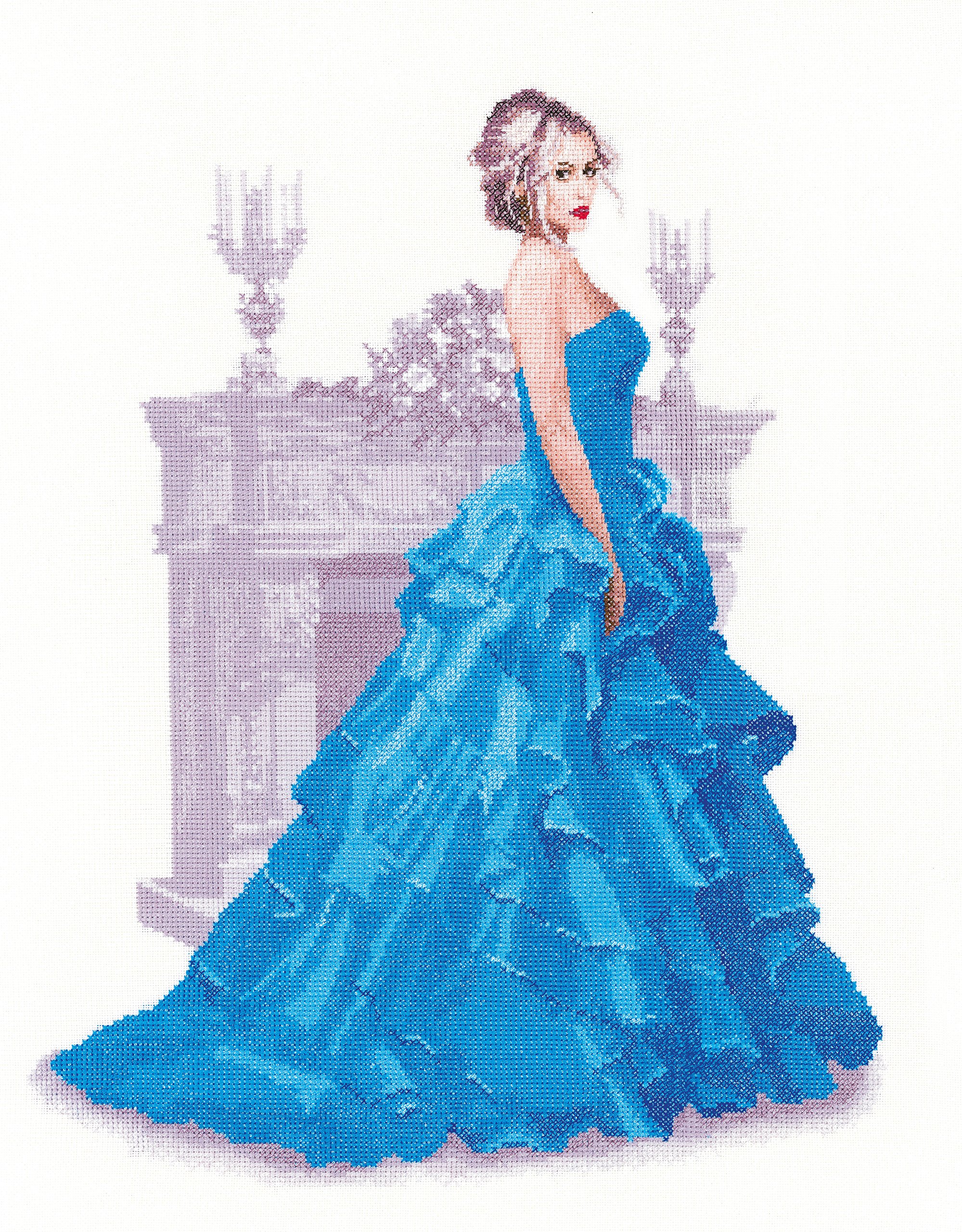 Heritage Crafts Elegance Cross Stitch Kit - Isla (Evenweave)