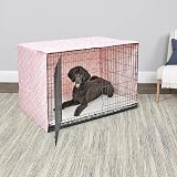 New World XL Dog Crate Cover with Teflon Protector fits 122cm Crates Pink view 2