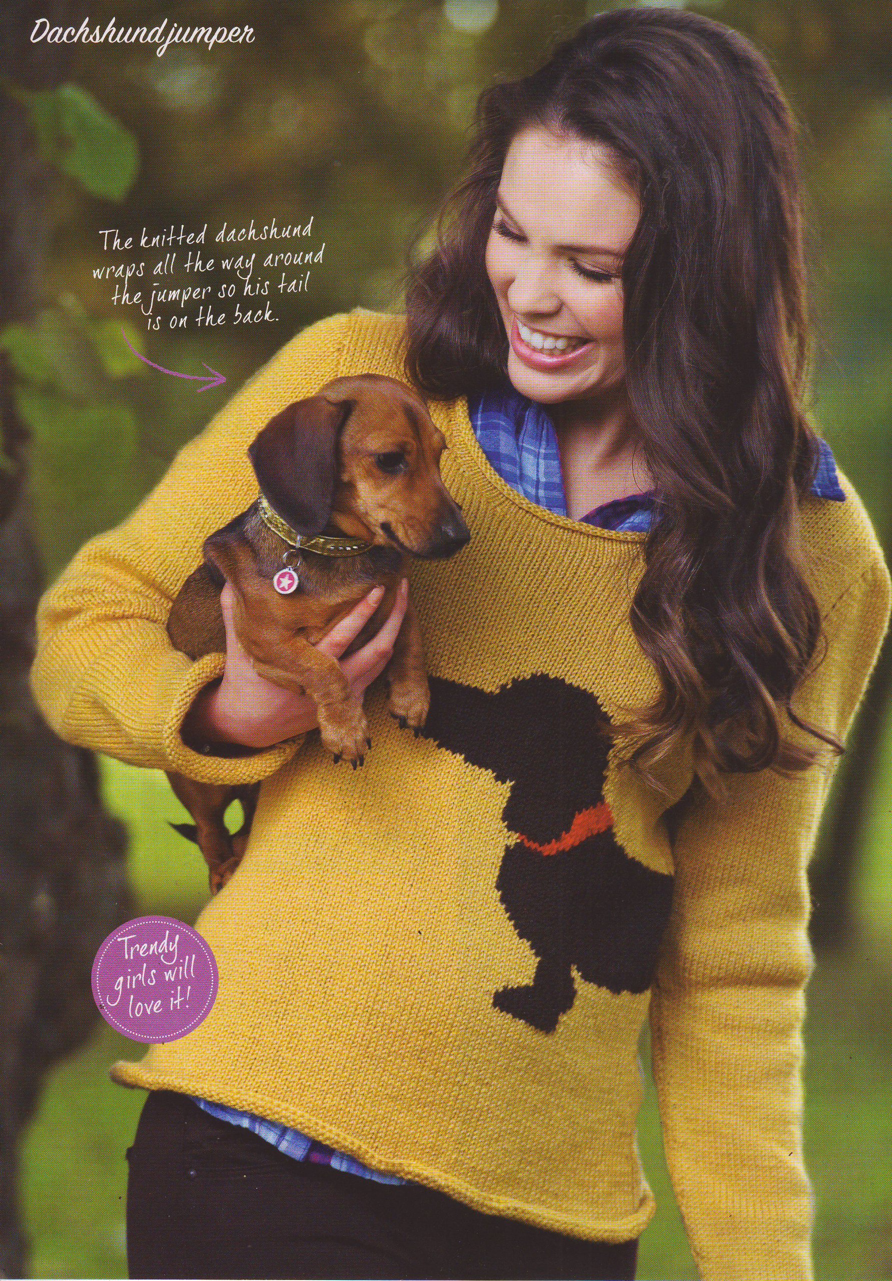 dachshund jumper knitting pattern