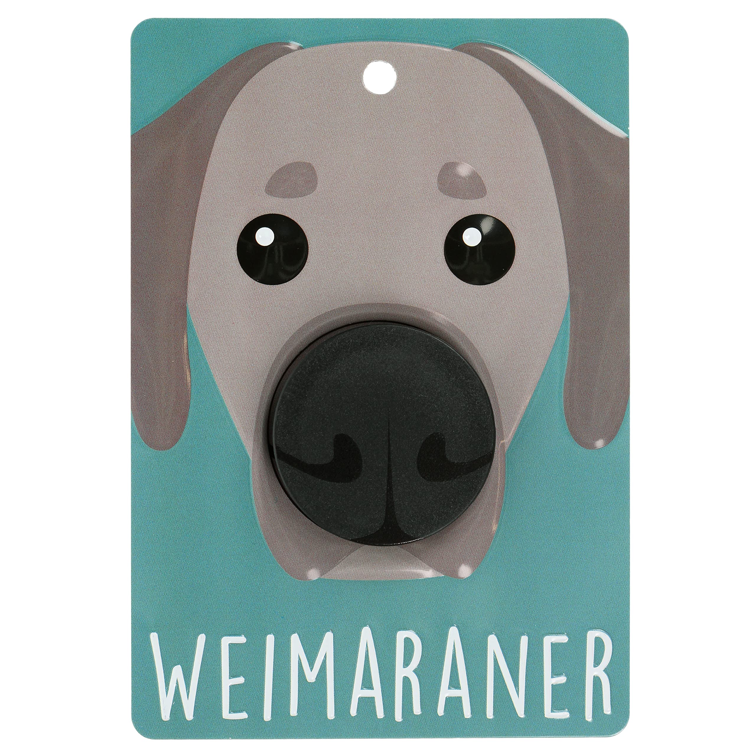 Pooch Pals Weimaraner Dog Lead Holder Wall Mounted Plaque Pop-Out Hook Hanger