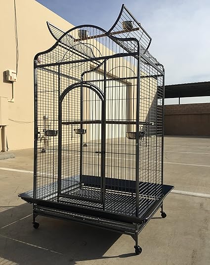 Mcage Extra Xlarge Open Play Dome Top Bird Parrot En Fer
