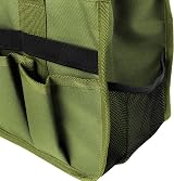 Thistlewood Olive Green Garden Tool Storage Bag - 600D Waterproof, 8 Pockets view 7