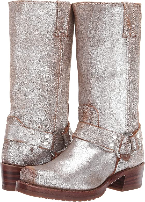 frye silver boots