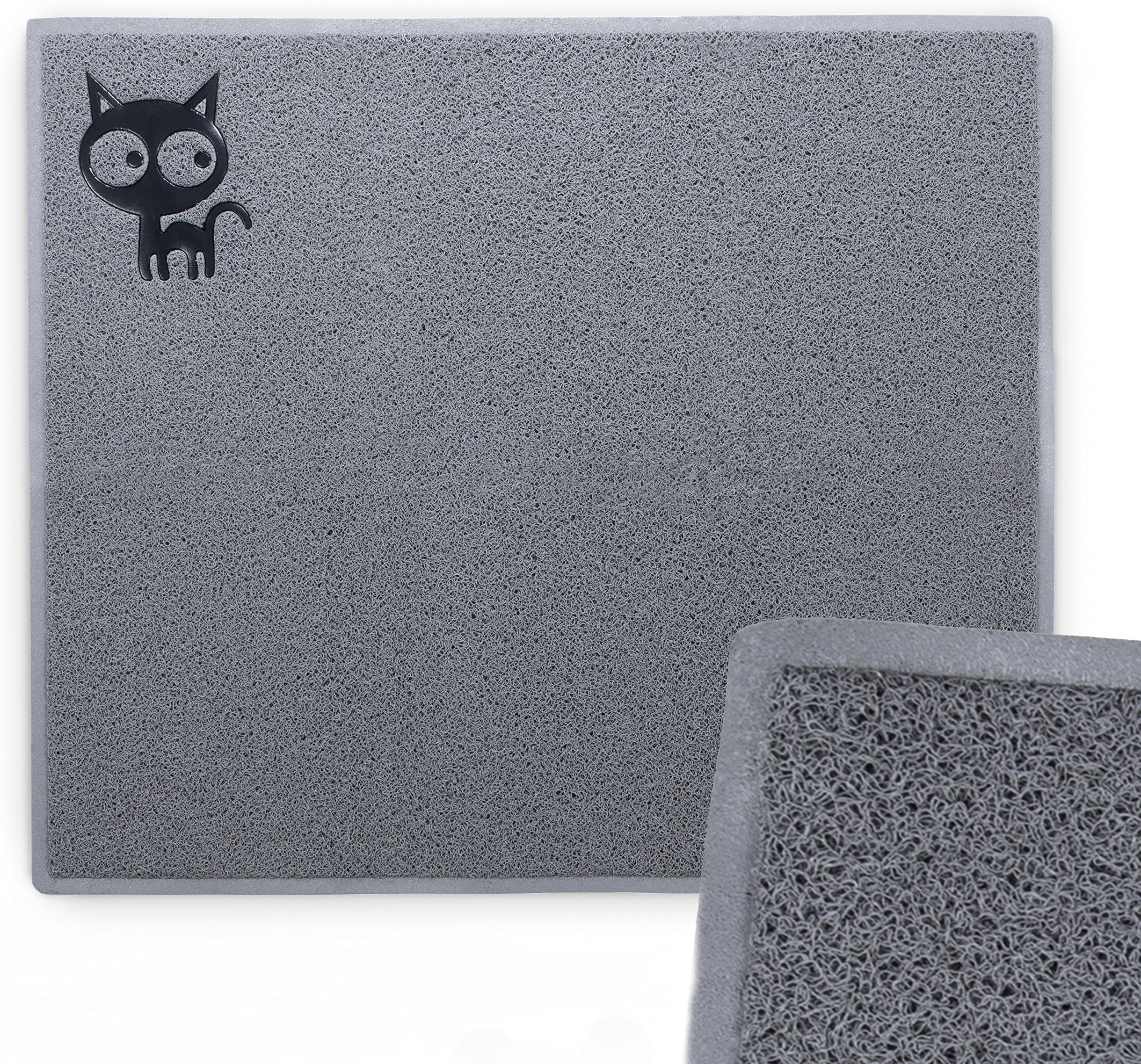 SlipToGrip - Door Mat Cat Logo (XL Size 41"x35") - DuraLoop Large Entrance Mat, Low Profile, Waterproof - EZ - Outdoor or Indoor Floor Mat - For Home, Garage, Patio - Non Slip - PHTHALATE & BPA FREE