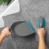 Beldray Pet Plus+ Rubber Dustpan and Brush Set Non-Scratch Bristles view 3