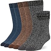 Alvada Warm Thermal Wool Socks for Winter Moisture Wicking and Breathable Cozy Boot Socks