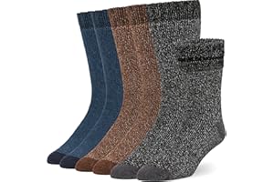 Alvada Warm Thermal Wool Socks for Winter Moisture Wicking and Breathable Cozy Boot Socks