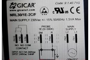 Baolide Water Level Controller NRL30/1E-2C/F, Electronic Component, Liquid Level Sensor, Black