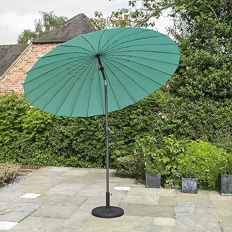 Kingfisher Turquoise 2 6m X 2 6m Aluminium Shanghai Parasol With