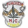 PATCH KING Multicolor Rectangular 14.57 x 12.17 inches Iron-On Polyester Fabric Patch - Embroidery - Emblem - Badge - Uniform - Roaches MC Venice Cheech & Chong Joint Bones Venice