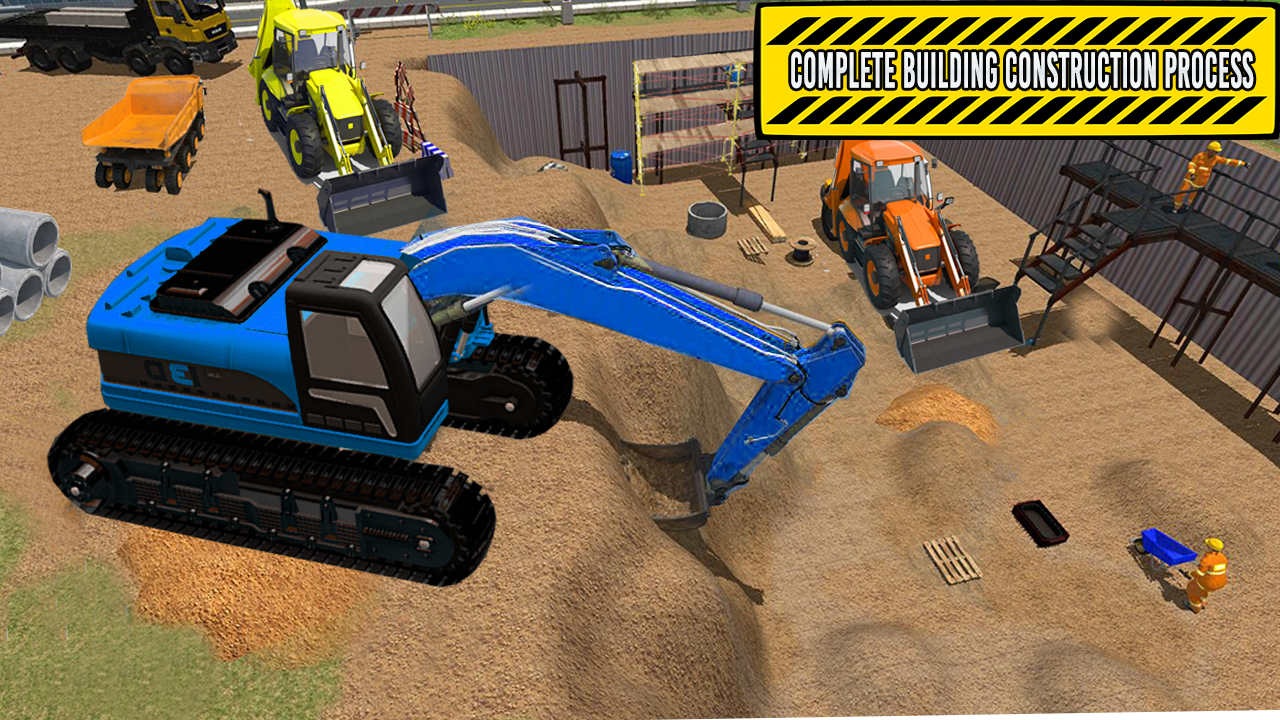 Heavy Excavator Crane Building Construction Game Amazon.es Apps y Juegos