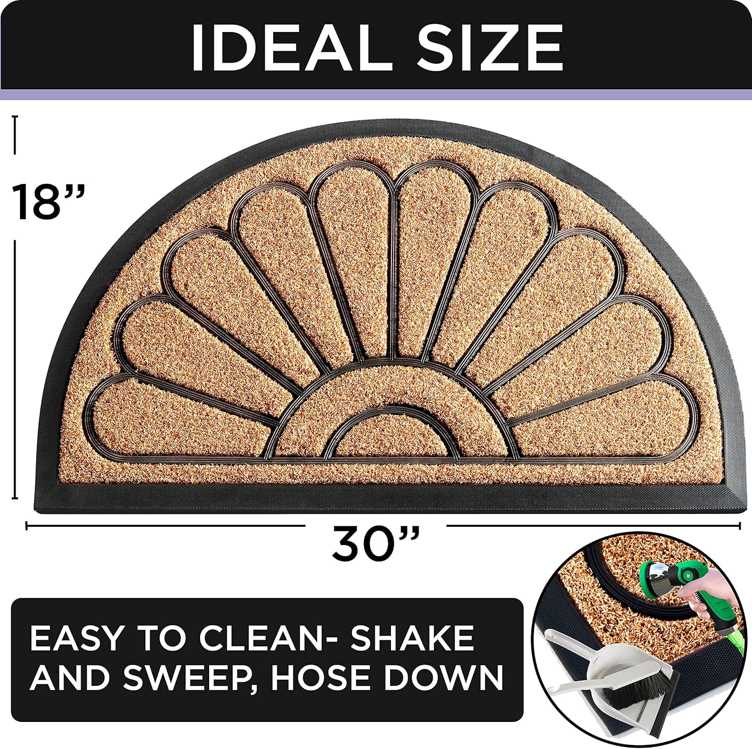 Door Mat- Door Mats Outdoor- Welcome Mats- Outdoor Mat - 29,5x17,7 Front Door Mat Outdoor - Heavy Duty Front Door Mat - Extra Durable Doormat - Outdoor Doormats: Home & Kitchen