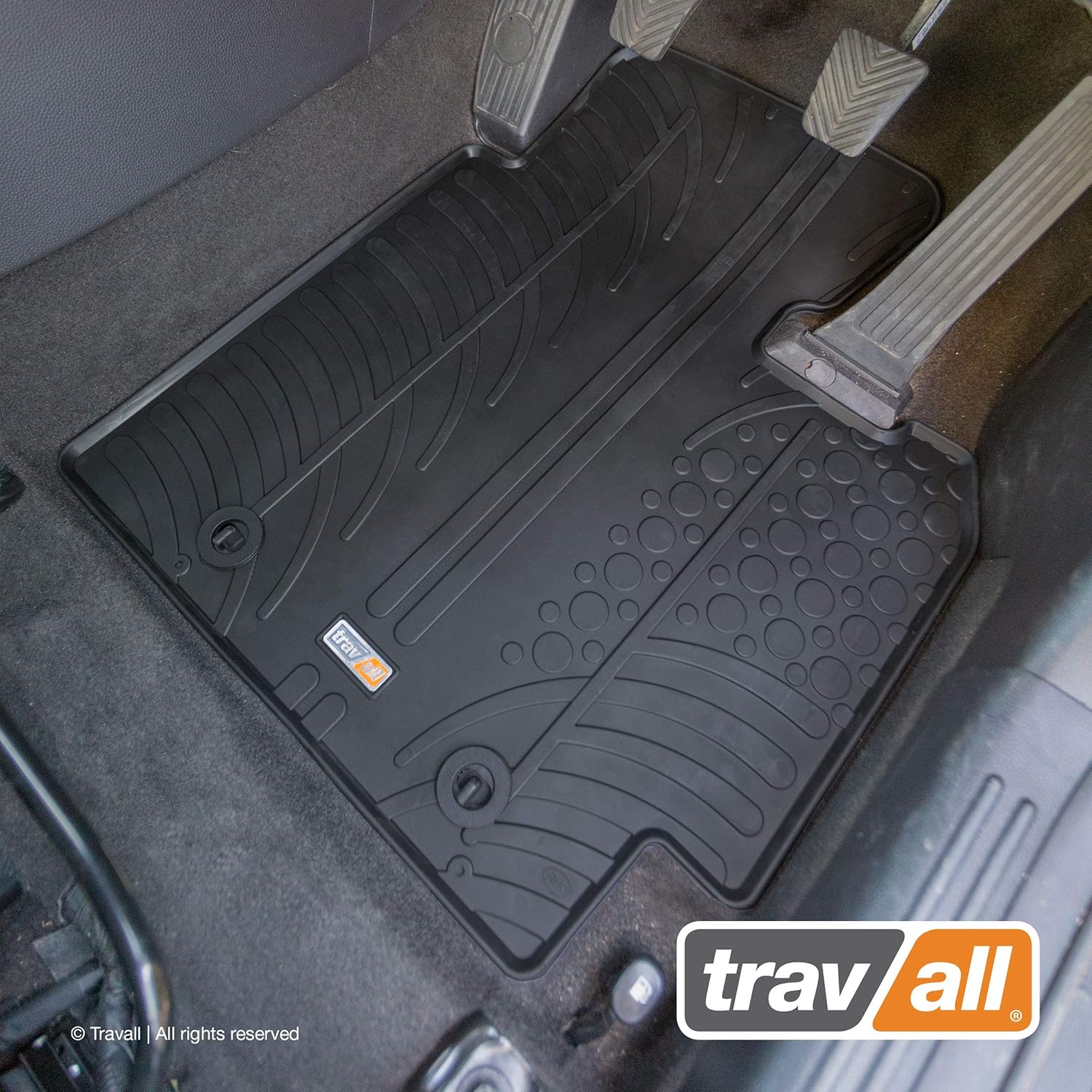 Travall Floor Mats TRM1048R VehicleSpecific Full Set of Rubber Car