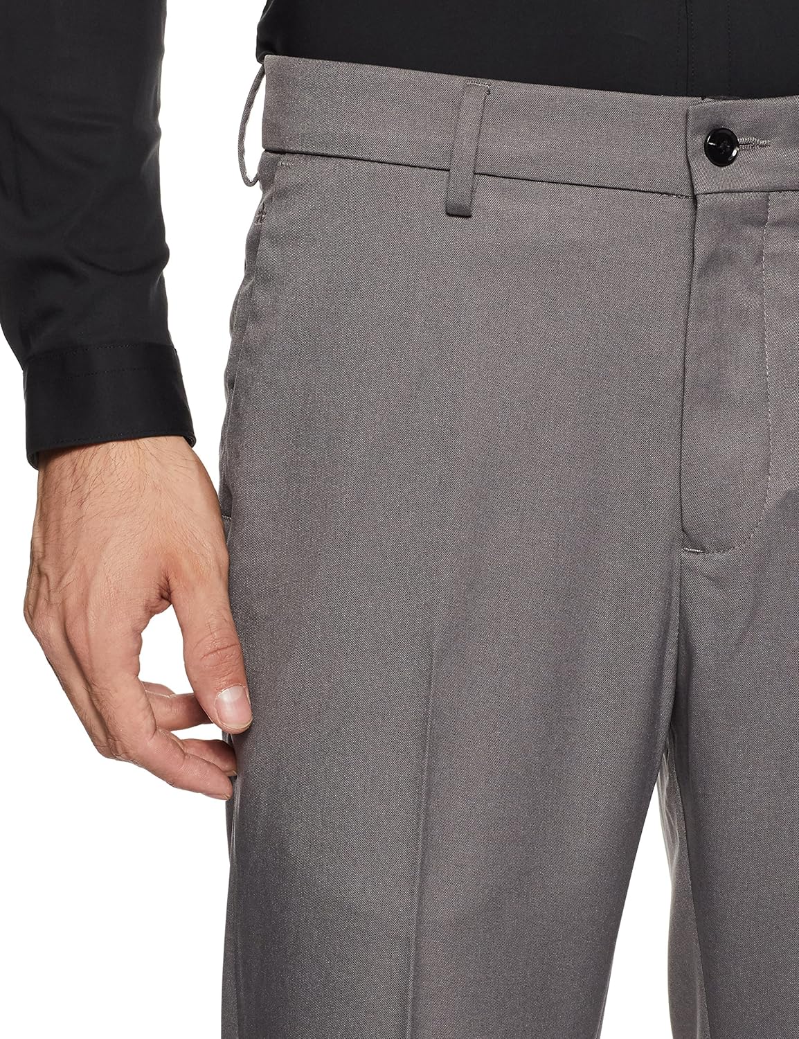 arrow men's pleat-front formal trousers