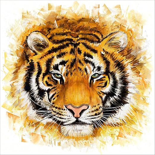 Amazon.com: Tiger Diamond Painting- 5d Diamond Painting Kits, Full