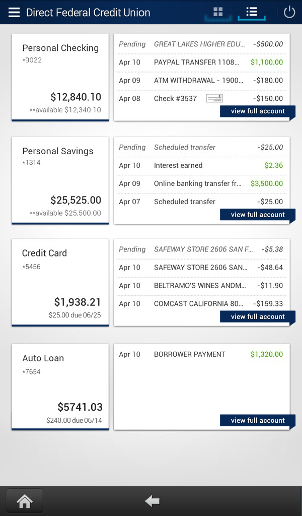 Direct Federal Credit Union for Android