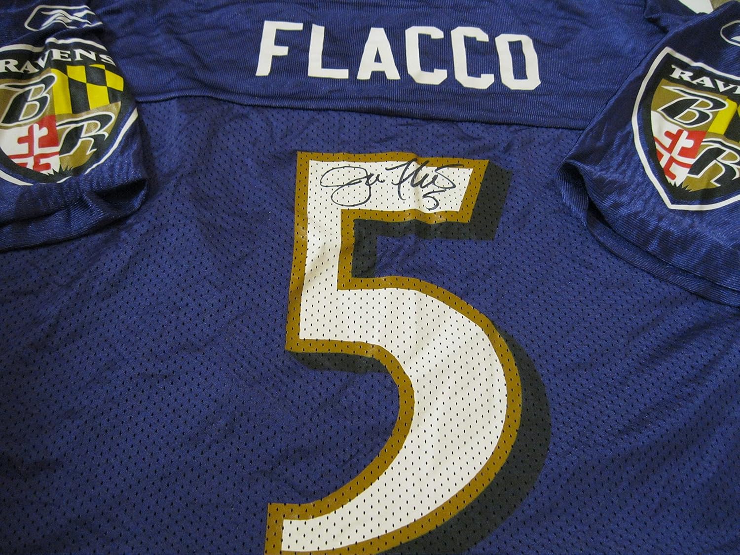 joe flacco signed jersey