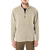 Smith's Workwear mens 1/4 Zip Sweater Fleece Jacket