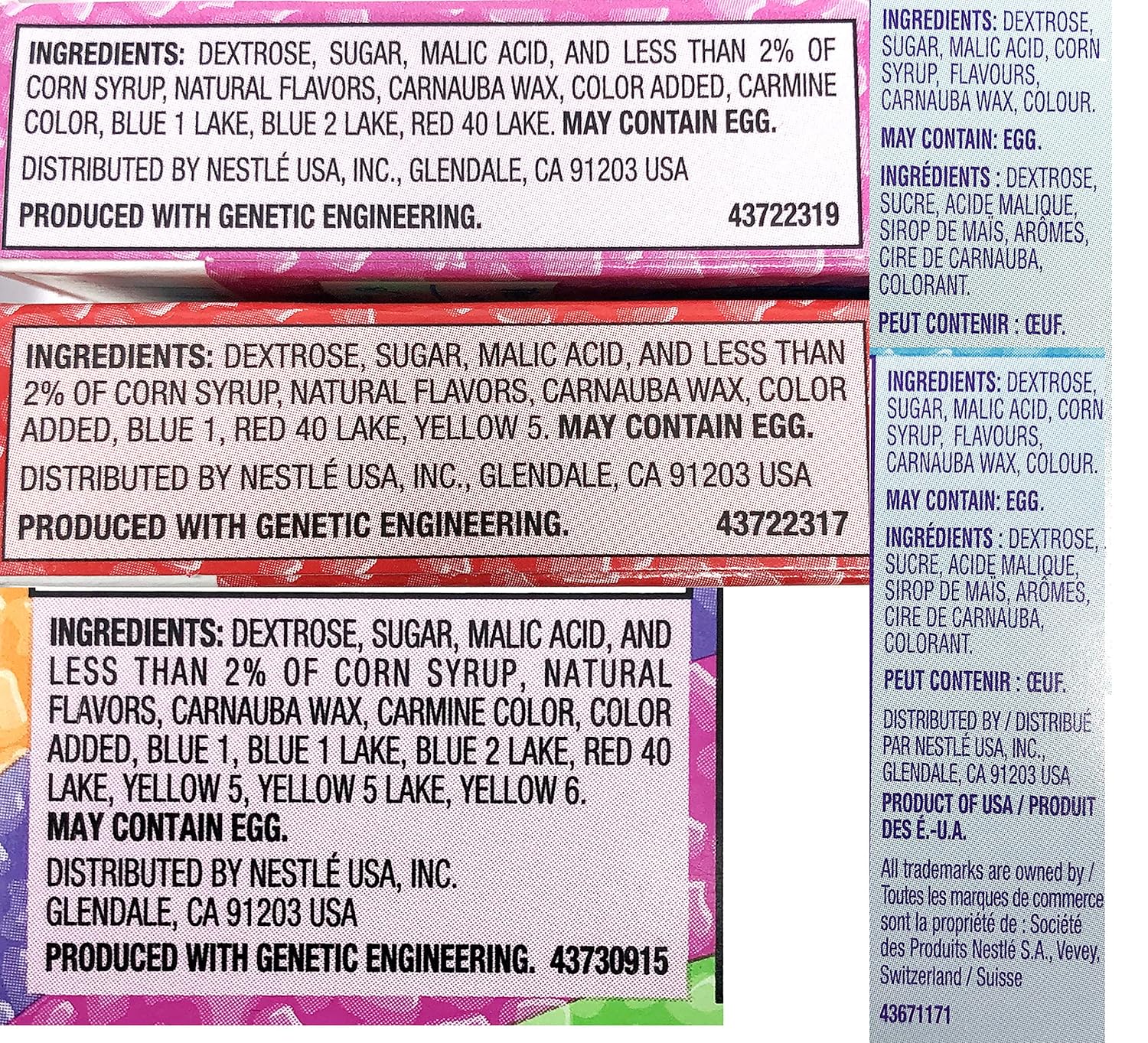 Amazon Com Nerds Variety Bundle 14 Count 5 Different Flavors Including Throwback Rainbow Nerds Wild About Nerds Surf Turf Nerds For The Love Of Nerds And Double Dipped 14 Total