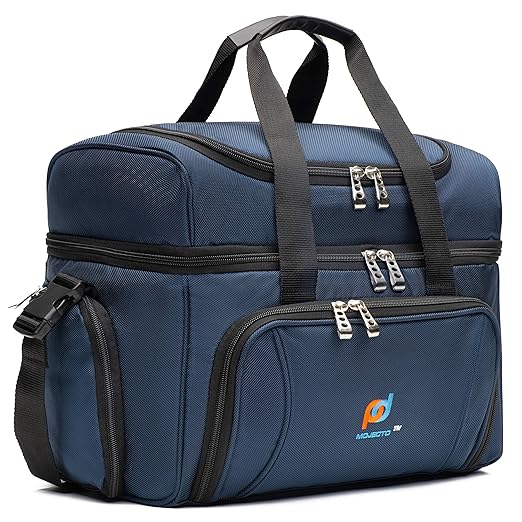 Large Cooler Bag. Two Insulated Compartment Heavy Duty Fabric Thick