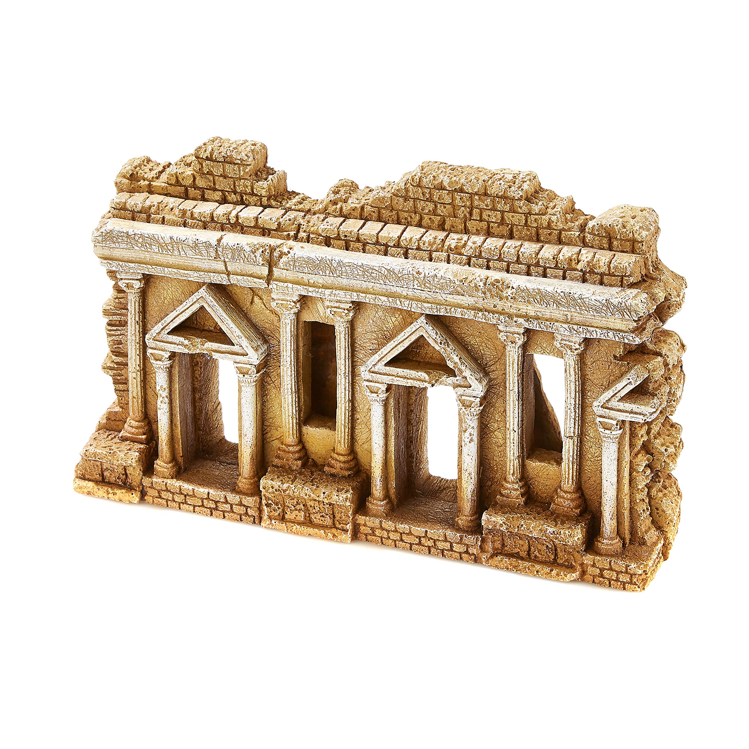 Classic Pet Products Sandstone Temple Entrance Aquarium Ornament
