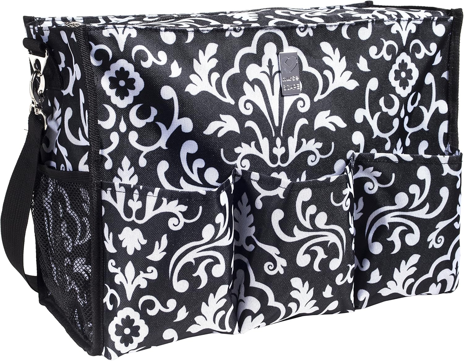 Wheelchair Bag for Back of Chair w/ 5 Exterior & 5 Interior Pockets - Perfect Carrier Bag for Newspaper, Medical Paperwork, Blanket & More for Most Electric, Manual or Power Wheelchairs (Paisley): Health & Personal Care