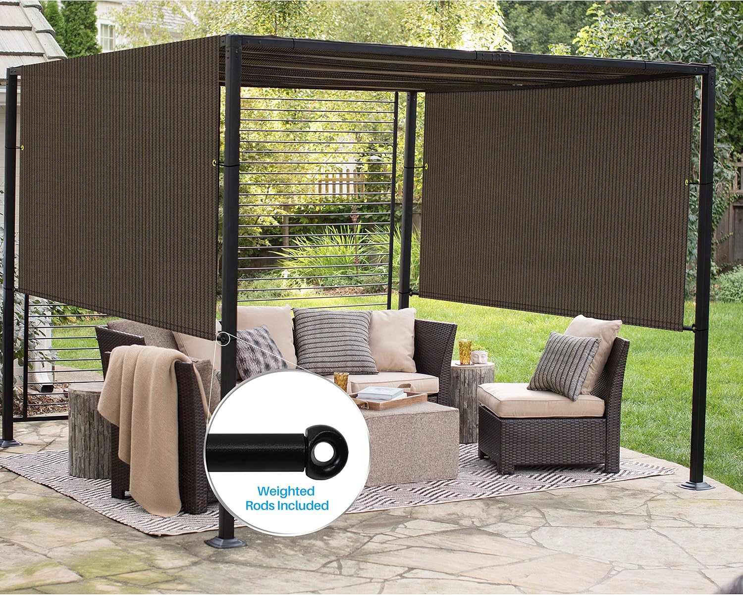 Patio Outdoor Shade Universal Replacement Pergola Canopy