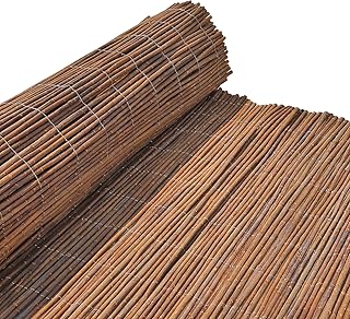 Nature LOUNGE Weidenmatte 180 x 300 cm - Hochwertiger Weiden Sichtschutz Zaun - Weidenzaun Matte für Haus, Garten und Balkon