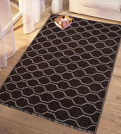 Saral Home Cotton Soft Multi Purpose Floor Rugs -90x130 cm