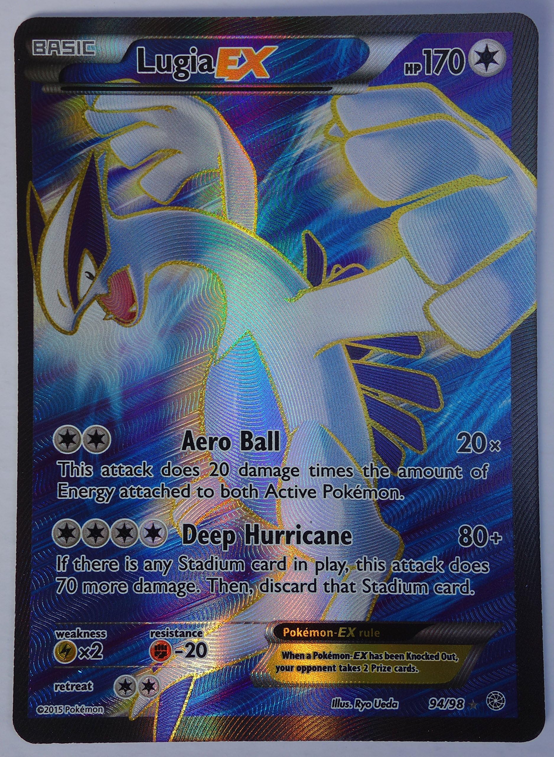 Pokemon- LUGIA EX 94/98, ANCIENT ORIGINS , ULTRA RARE, NEW , MINT