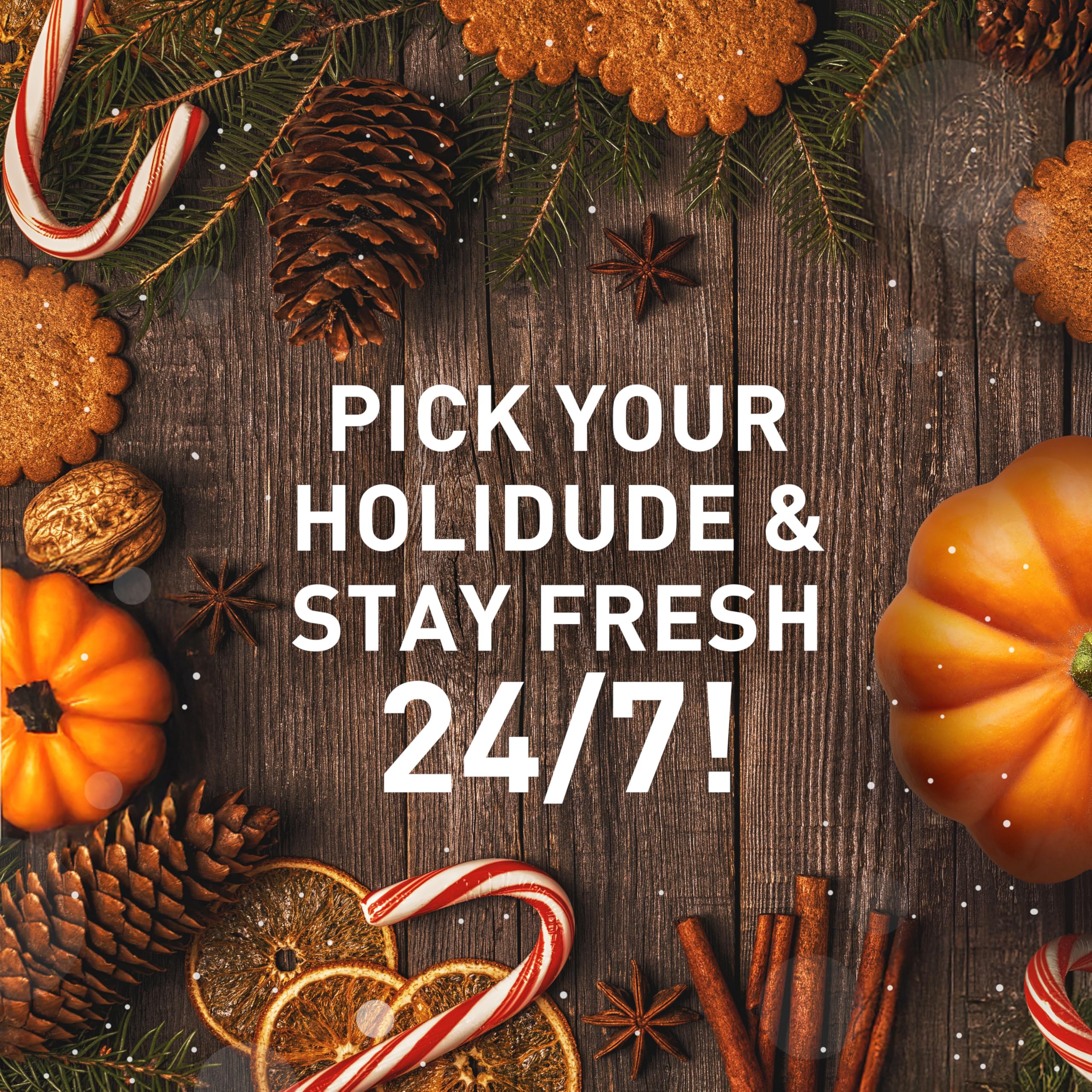 Old Spice Antiperspirant & Deodorant for Men, Holidudes Limited Edition, 24/7 Sweat Protection, Stocking Stuffer, Snickerdudel Sugar Cookie Scent, 2.6 oz