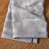 KitchenAid Albany Kitchen Towel Set 4 Pack Grey White 16x26 Absorbent Cotton view 4