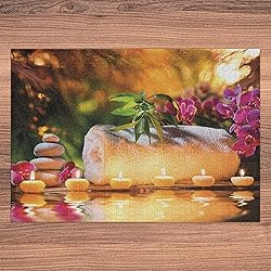 Ambesonne Spa Jigsaw Puzzle, Classic Relaxing Day