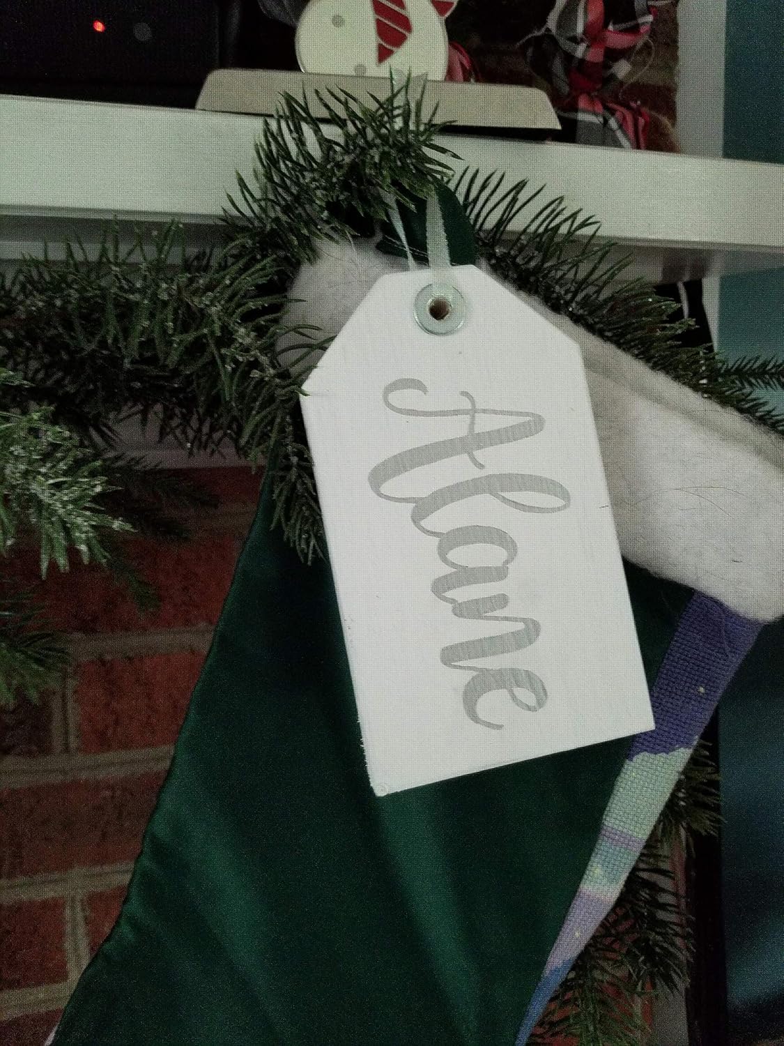 Personalized Wood Christmas Stocking name tags, Your choice