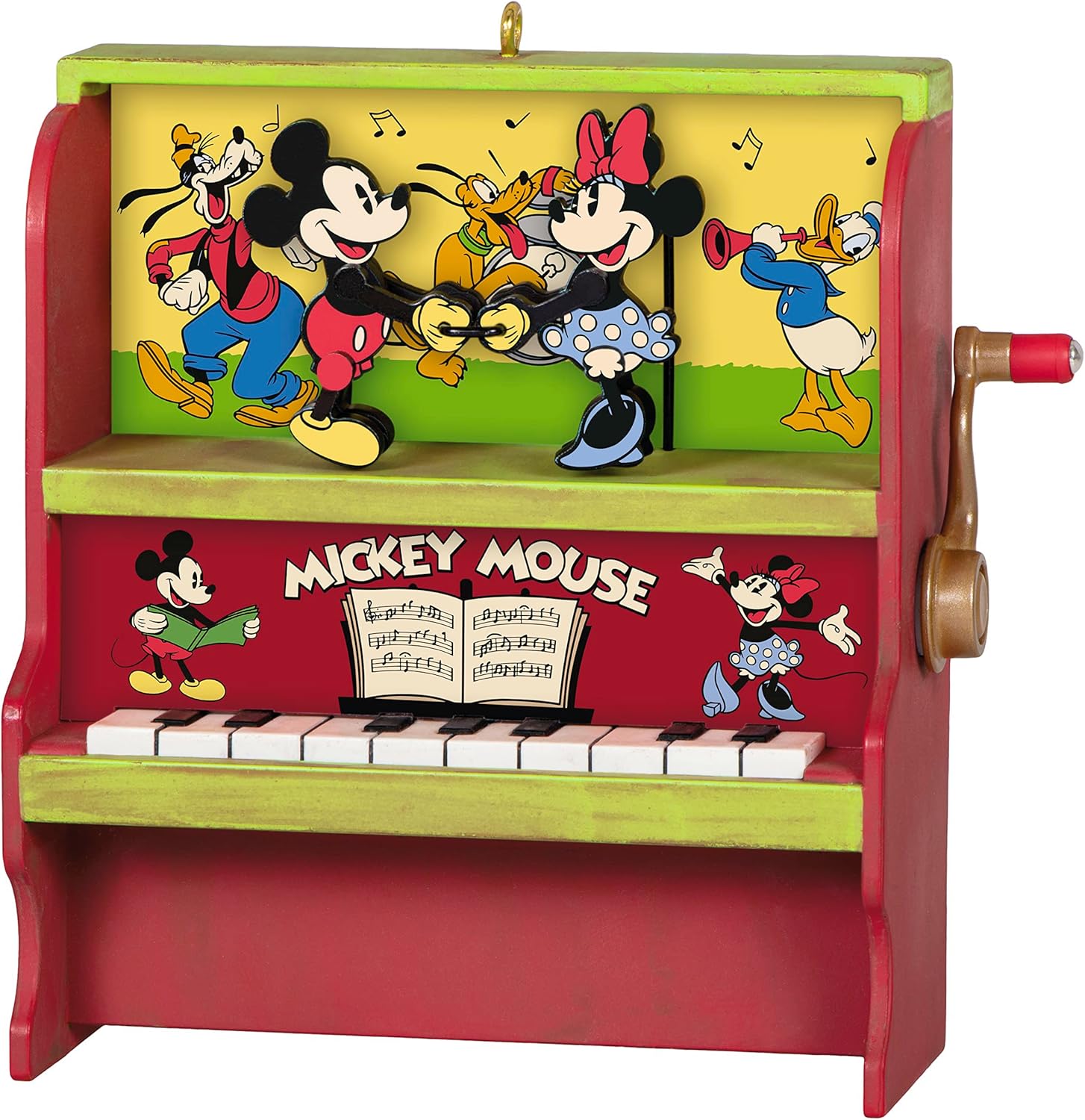 Ornaments - Hallmark Keepsake Christmas Ornament 2023, Disney Mickey and Minnie Let's Dance! Musical with Motion, Gifts for Disney Fans