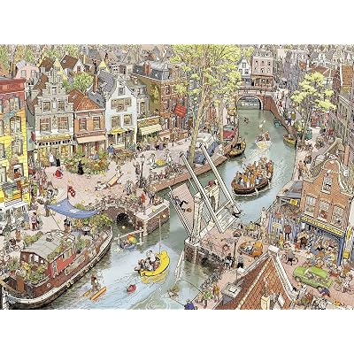 Anwei 300 PCS Jigsaw Puzzles,Rural Scenery,Country Landscape,Street,Large,Nature.Fun Family Games for AdultsChildrenKidsTeens in House,Educational