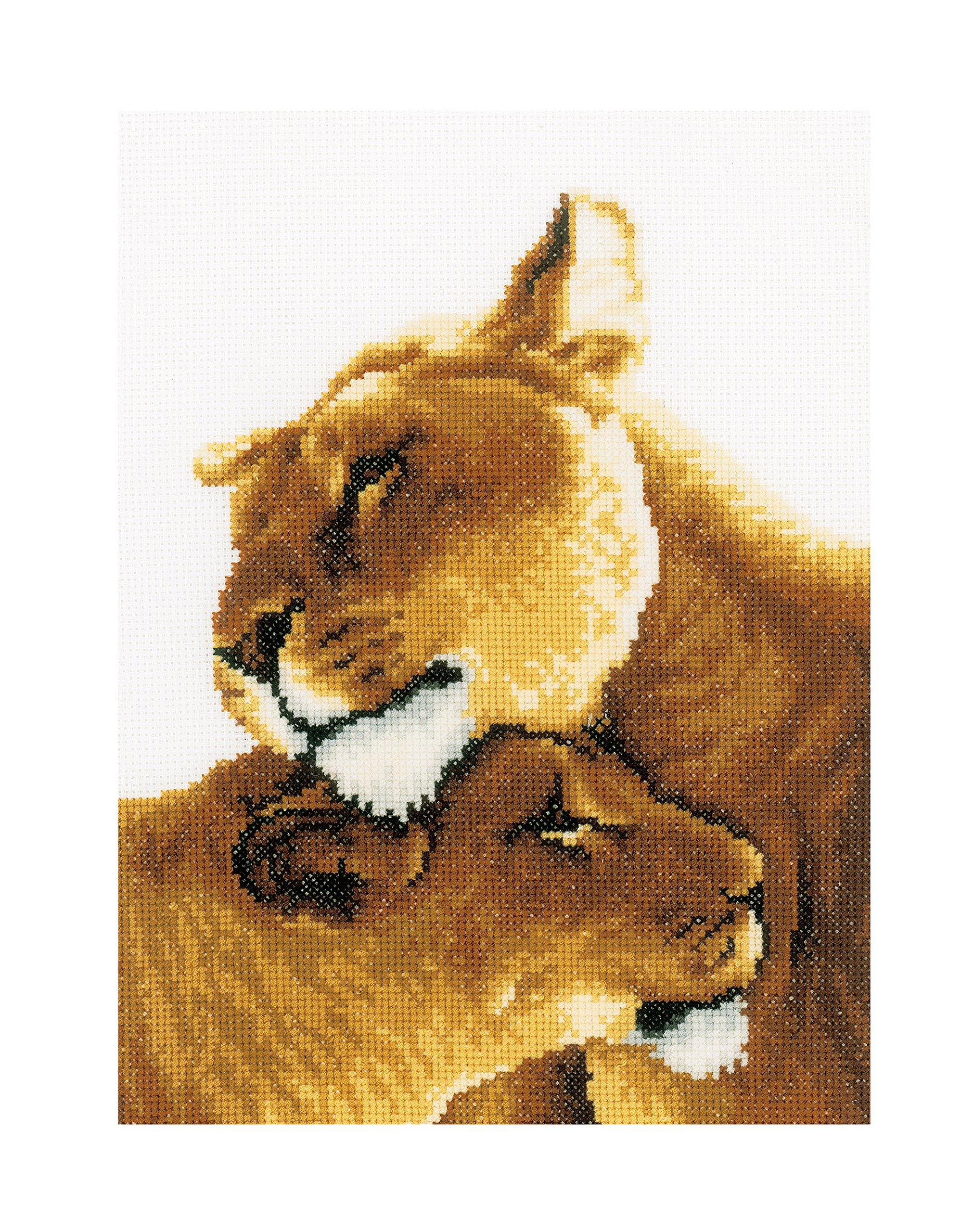 Vervaco Cross Stitch Lion Friendship