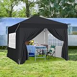 Yaheetech 3x3 Pop-Up Gazebo with Removable Side Panels & Wheeled Bag view 8