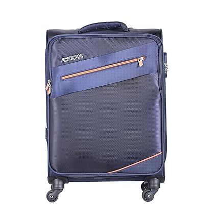 American Tourister Polyester Trolley (Navy Blue, 59 cm)
