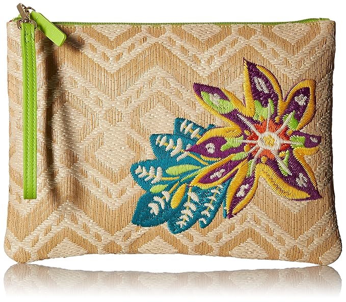 Vera bradley straw beach wristlet Clearance