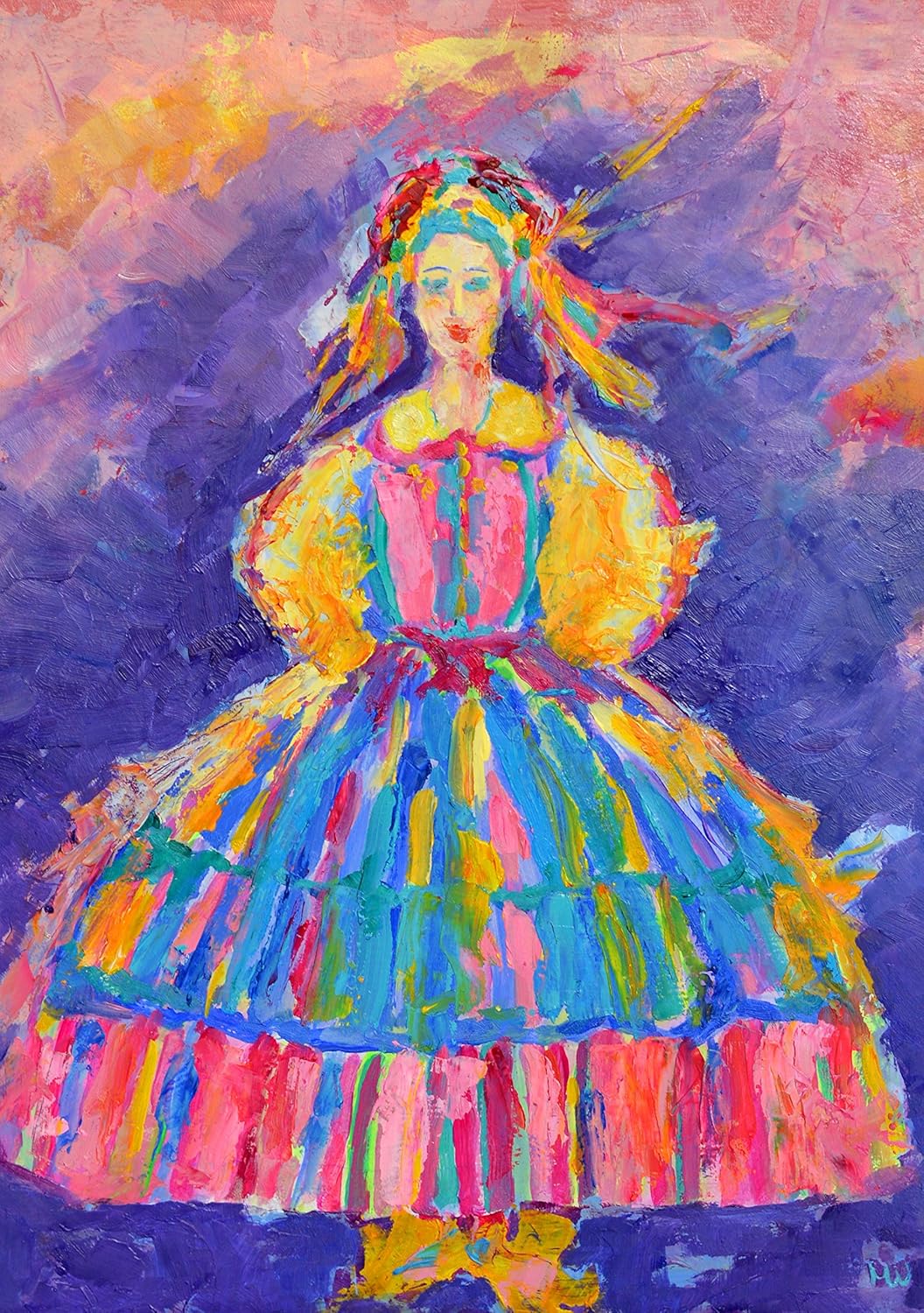 Poland POSTER print A3 Polish folk art Traditional Lowicz