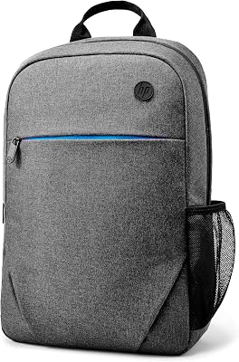 Prelude Laptoprucksack 15,6 Zoll – wasserabweisend, leicht & robust – Notebook Rucksack für Reisen, Business, Schule & Uni – gepolstert, mit Trolley-Gurt & Zubehörfächern – Grau