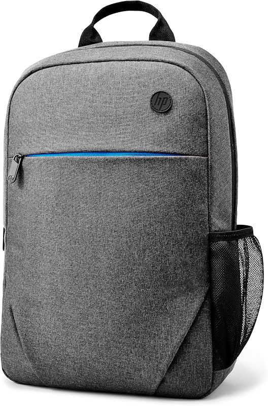 Prelude Laptoprucksack 15,6 Zoll – wasserabweisend, leicht & robust – Notebook Rucksack für Reisen, Business, Schule & Uni – gepolstert, mit Trolley-Gurt & Zubehörfächern – Grau