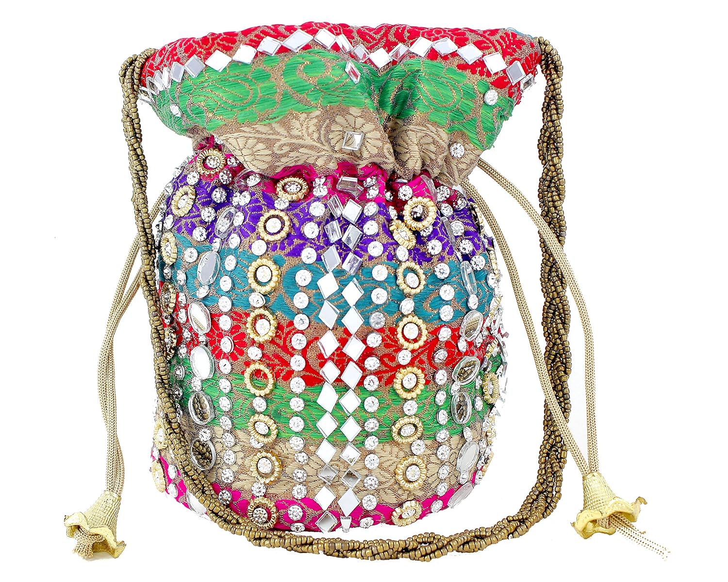 utkars stylish and traditional hand clutch for woman & girls ( multy- color)