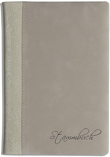 Stammbuch grau Koza Leder Hochzeit Standesamt