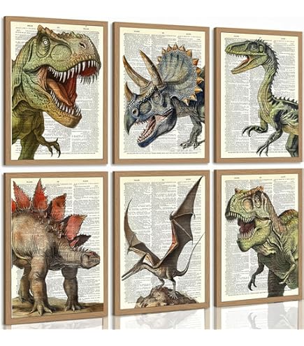 Amazon.com: Posterazzi Dinosaur Attack Poster Print by John