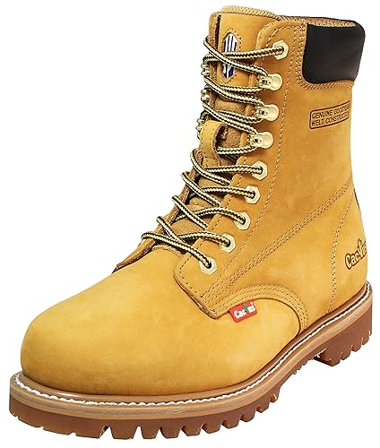 tan construction boots