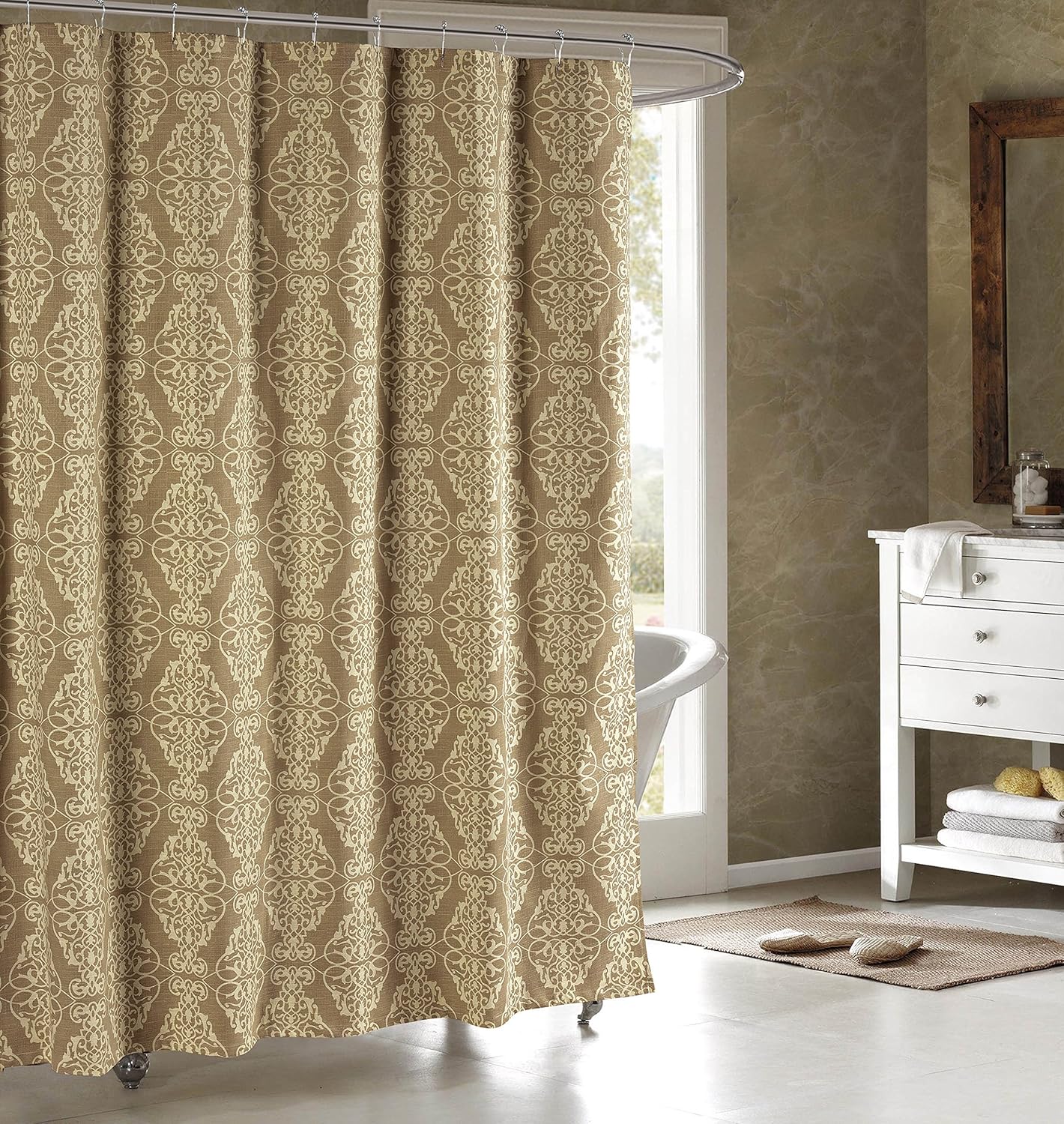 Creative Home Ideas Adisson Printed Cotton Blend 72